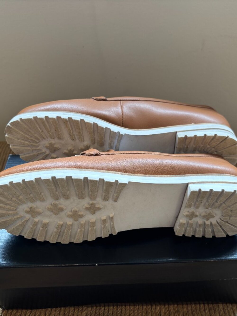 Talbots Havana Tan Laura Link Leather Loafers – Size 10M - Picture 5 of 14